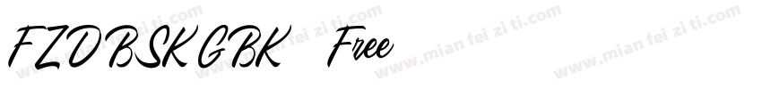 FZDBSK GBK1 0-Free免费字体转换
